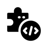 puzzle icon. vector icon for your website, mobile, presentation, and logo design.