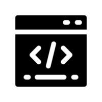 web programming icon. vector icon for your website, mobile, presentation, and logo design.