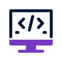 web development icon. vector icon for your website, mobile, presentation, and logo design.