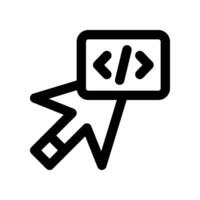 cursor icon. vector icon for your website, mobile, presentation, and logo design.