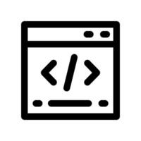 web programming icon. vector icon for your website, mobile, presentation, and logo design.