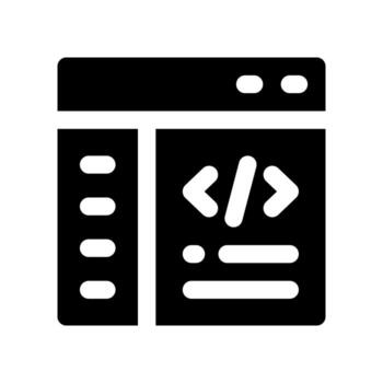 coding icon. vector icon for your website, mobile, presentation, and logo design.