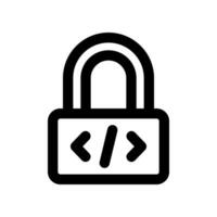 lock icon. vector icon for your website, mobile, presentation, and logo design.