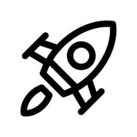 rocket icon. vector icon for your website, mobile, presentation, and logo design.