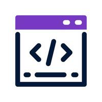 web programming icon. vector icon for your website, mobile, presentation, and logo design.