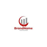 Feather Accounting Logo Design Vector