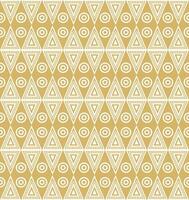 Native American vector gold seamless pattern. Endless Aztec, Maya, Inca ornament. Drawing for background and fabric