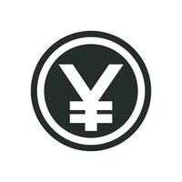 Yen currency icon graphic vector illustration  2