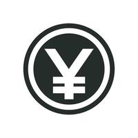 Yen currency icon graphic vector illustration  2