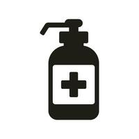 hand sanitizer icon graphic vector design illustration