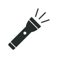 Flashlight icon graphic vector design illustration