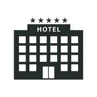 Hotel icon graphic vector design illustration