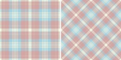 Fabric vector plaid of pattern seamless textile with a tartan check background texture.
