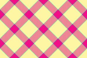 Fabric texture plaid of tartan check textile with a background seamless pattern vector. vector