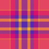 Fabric textile tartan of check background seamless with a vector pattern plaid texture.