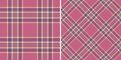 Seamless vector check of pattern texture background with a fabric textile plaid tartan.