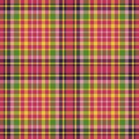 Texture seamless background of plaid fabric textile with a vector tartan pattern check.