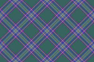 Seamless pattern vector of background texture fabric with a plaid tartan check textile.