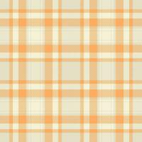 Seamless texture pattern of tartan check plaid with a vector textile background fabric.