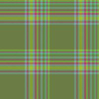 Texture textile plaid of tartan fabric seamless with a pattern vector check background.