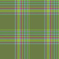 Texture textile plaid of tartan fabric seamless with a pattern vector check background.