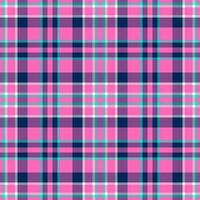Plaid seamless pattern. Check fabric texture. Vector textile print.
