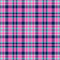 Plaid seamless pattern. Check fabric texture. Vector textile print.