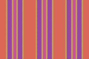 Fabric stripe texture of background pattern lines with a seamless vector textile vertical.