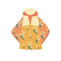 Raincoat. Hello autumn. Autumn season element, icon. vector