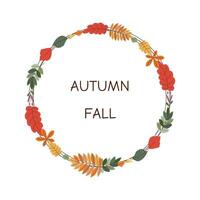 Leaves. Hello autumn. Autumn season element, icon. vector