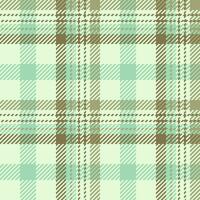 Fabric plaid pattern of texture textile seamless with a vector tartan background check.