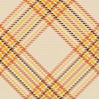 Fabric check pattern of texture vector tartan with a seamless textile plaid background.