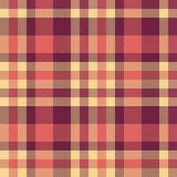 Vector texture tartan of fabric pattern textile with a plaid check background seamless.