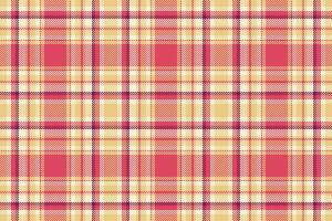Vector check texture of textile background seamless with a fabric tartan pattern plaid.
