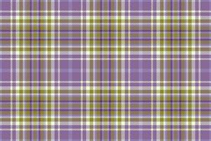 Background textile check of pattern plaid seamless with a tartan vector fabric texture.