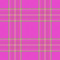 Check seamless tartan of vector texture pattern with a textile plaid background fabric.