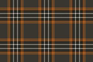 Plaid seamless fabric of vector check textile with a tartan background pattern texture.