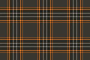 Plaid seamless fabric of vector check textile with a tartan background pattern texture.