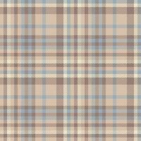 Check plaid background of textile pattern fabric with a vector texture tartan seamless.