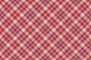 Tartan pattern fabric of seamless check texture with a textile background plaid vector. vector