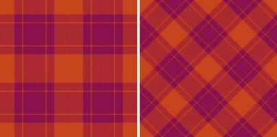 Tartan textile seamless of plaid check pattern with a vector fabric texture background.