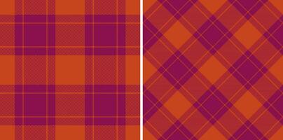 Tartan textile seamless of plaid check pattern with a vector fabric texture background.