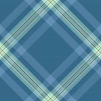 Textile texture plaid of fabric seamless vector with a check tartan pattern background.