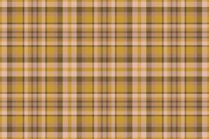 Check seamless vector of textile pattern fabric with a plaid background tartan texture.