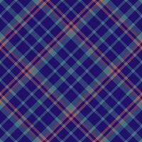 Seamless vector textile of check plaid pattern with a tartan background fabric texture.