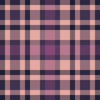 Textile plaid pattern of texture tartan fabric with a check background vector seamless.