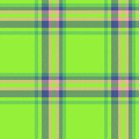 Background texture check of fabric textile pattern with a seamless vector tartan plaid.