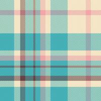 Textile tartan plaid of check fabric seamless with a background pattern texture vector. vector