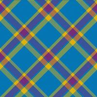 Seamless pattern of scottish tartan plaid. Repeatable background with check fabric texture. Vector backdrop striped textile print.