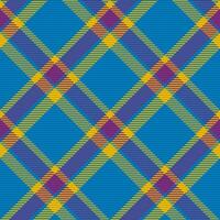 Seamless pattern of scottish tartan plaid. Repeatable background with check fabric texture. Vector backdrop striped textile print.